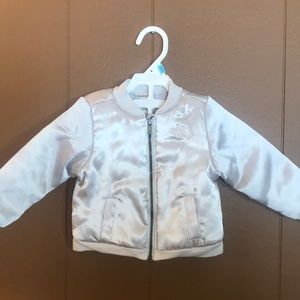 Calvin Klein Jeans silver toddler jacket